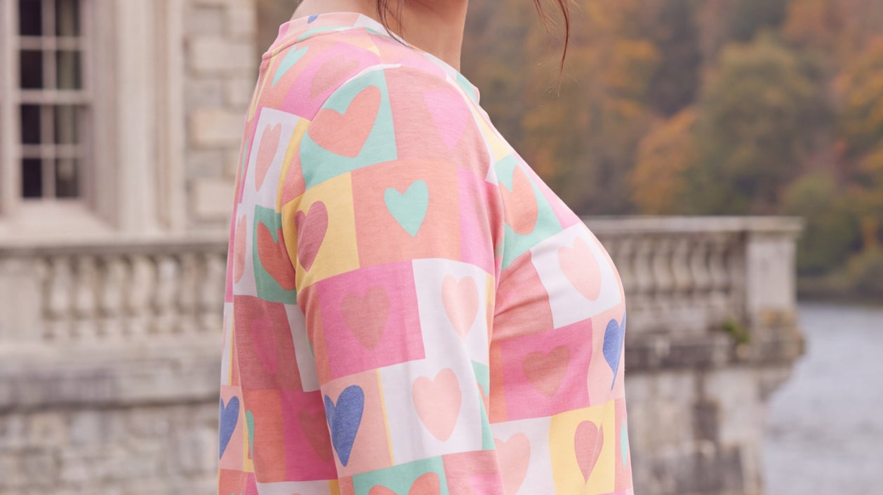 Iris Sweater Set Candy Heart