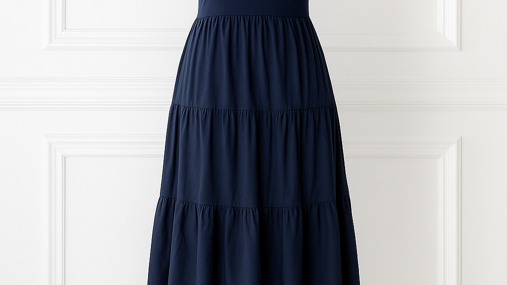 The Hannah Layering Dress is a versatile sleeveless layering dress that can be worn for everyday casual looks or for dressy elegance.