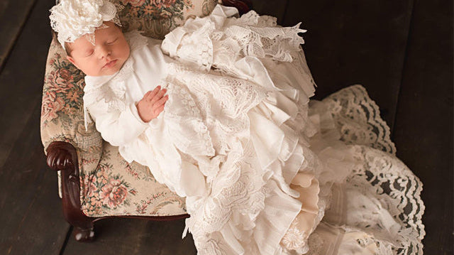 DIY Handmade Vintage Baby Gown
