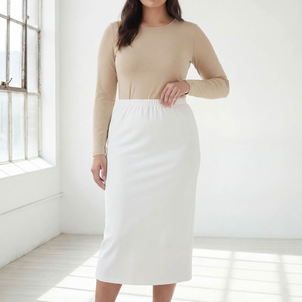 31" Classic Skirt in Rose