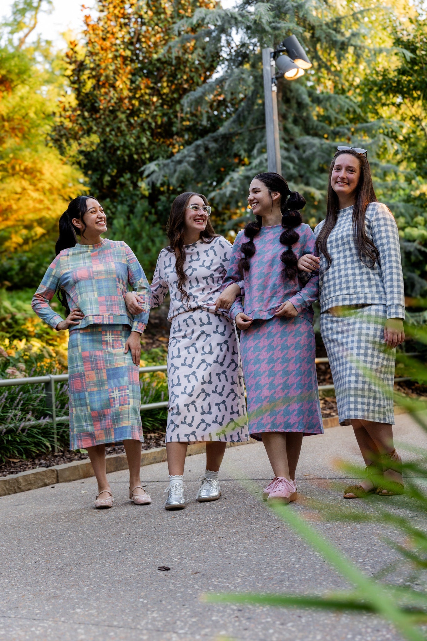 Modest Winter Dresses in warm sweater fabrics.