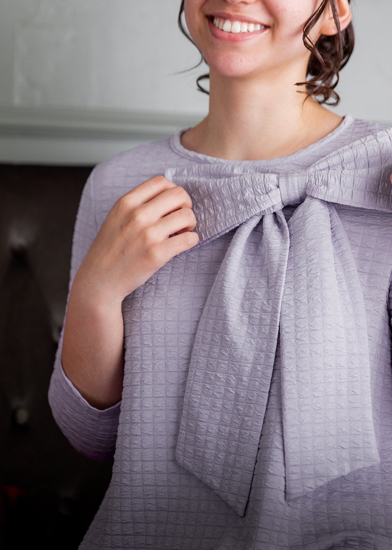 Eleanor Top in Lilac - Final Sale nuggles-clothing
