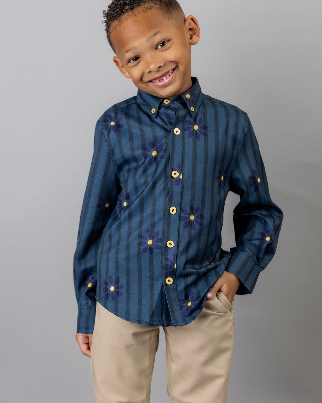 Boys' Button Down Shirt - Final Sale nuggles-clothing
