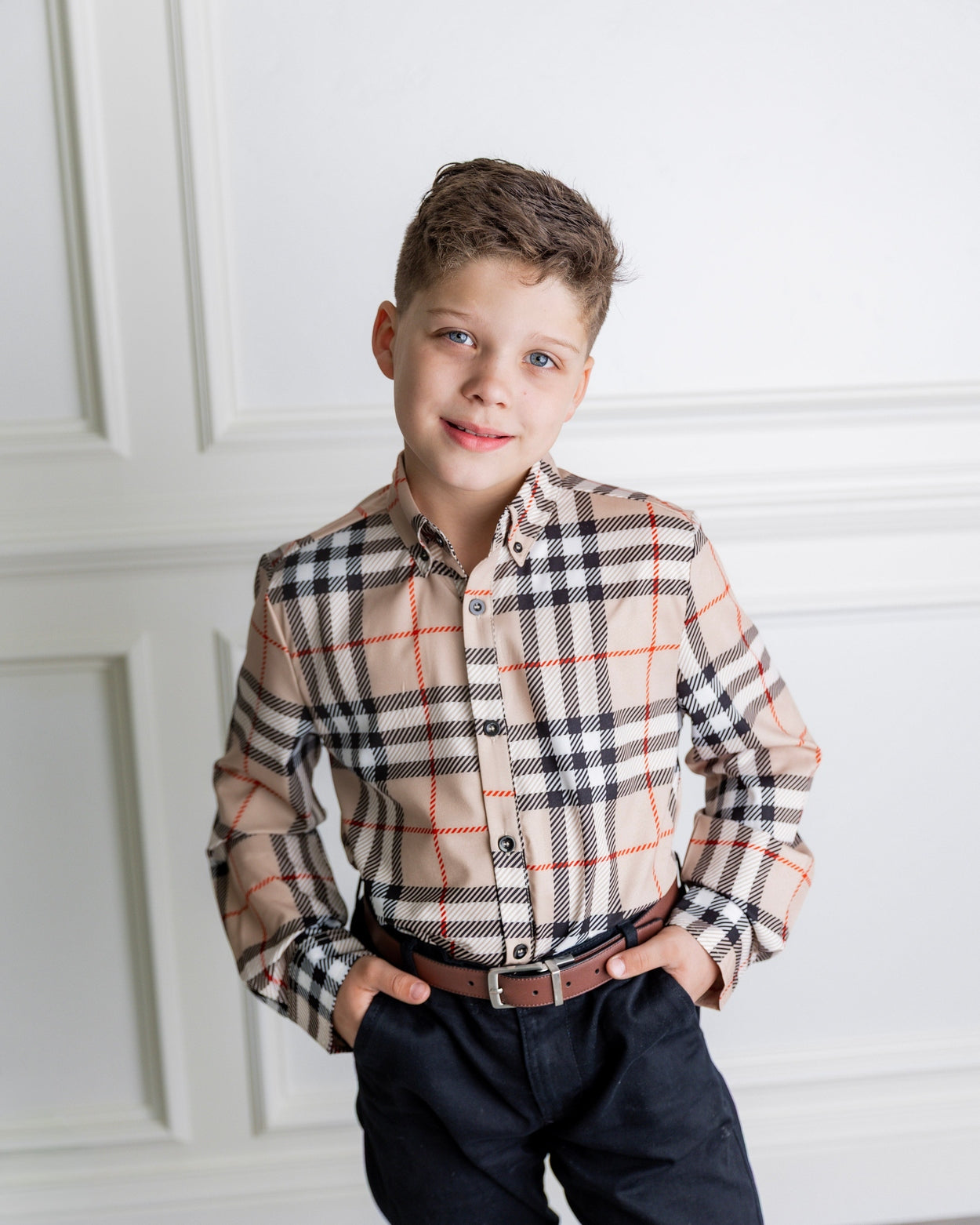 Boys' Button Down Shirt - Final Sale nuggles-clothing