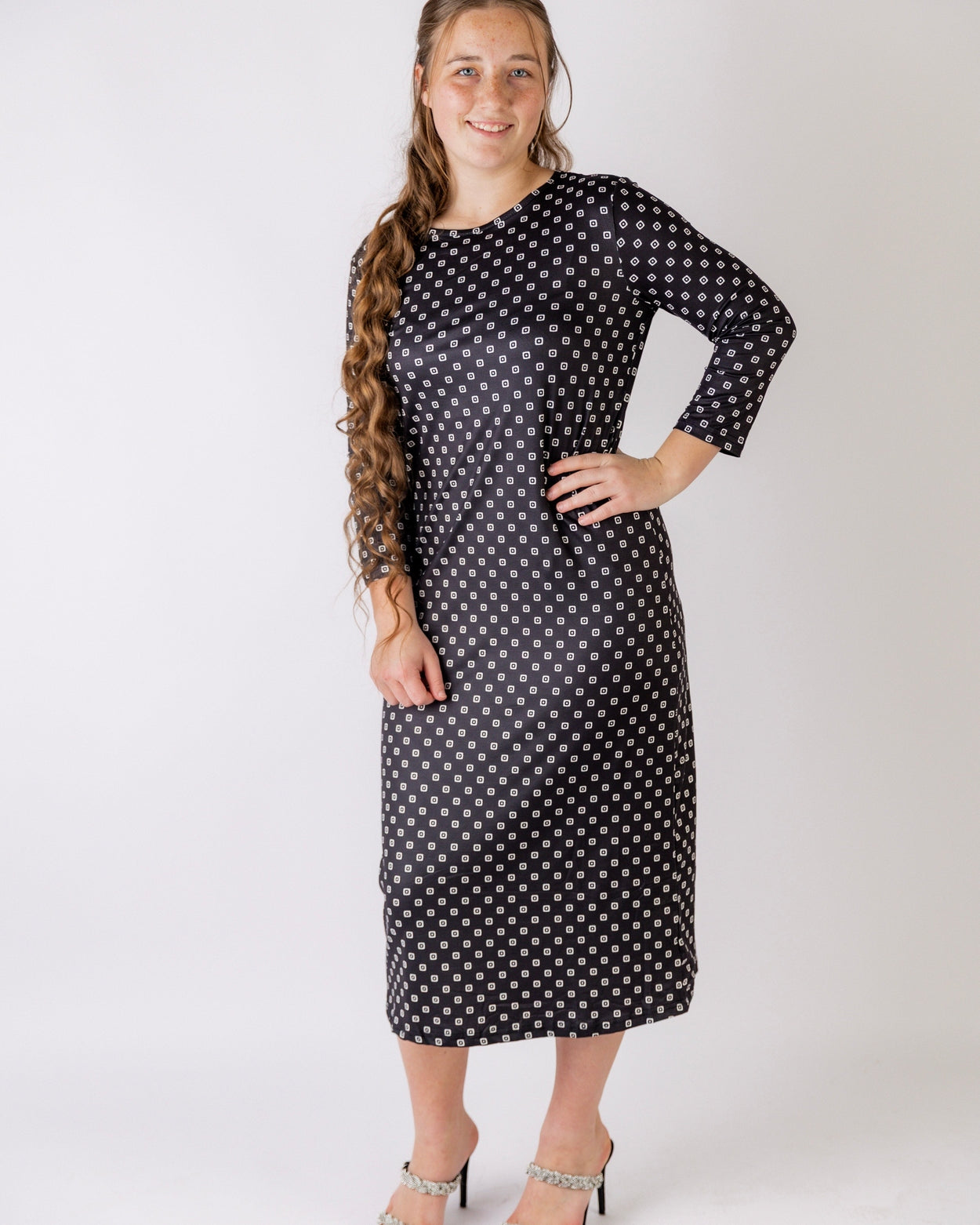 The Original Midi Layering Dress in Midnight Mist nuggles-clothing