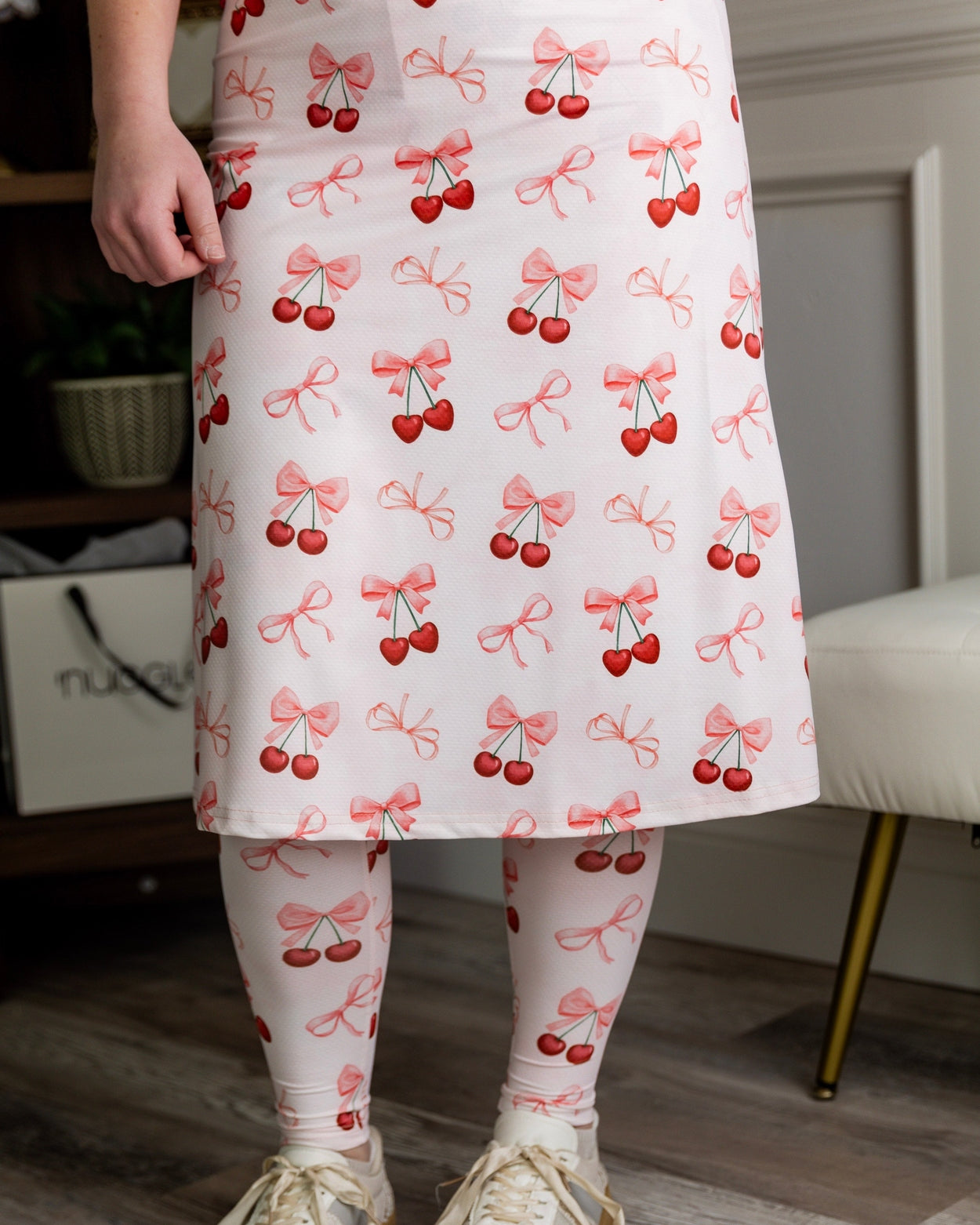 Tilly Sport Skirt in Cherry Sweet nuggles-clothing