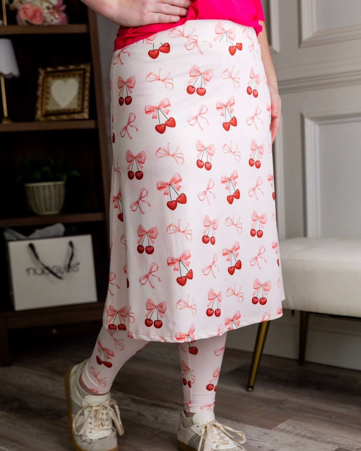 Tilly Sport Skirt in Cherry Sweet nuggles-clothing