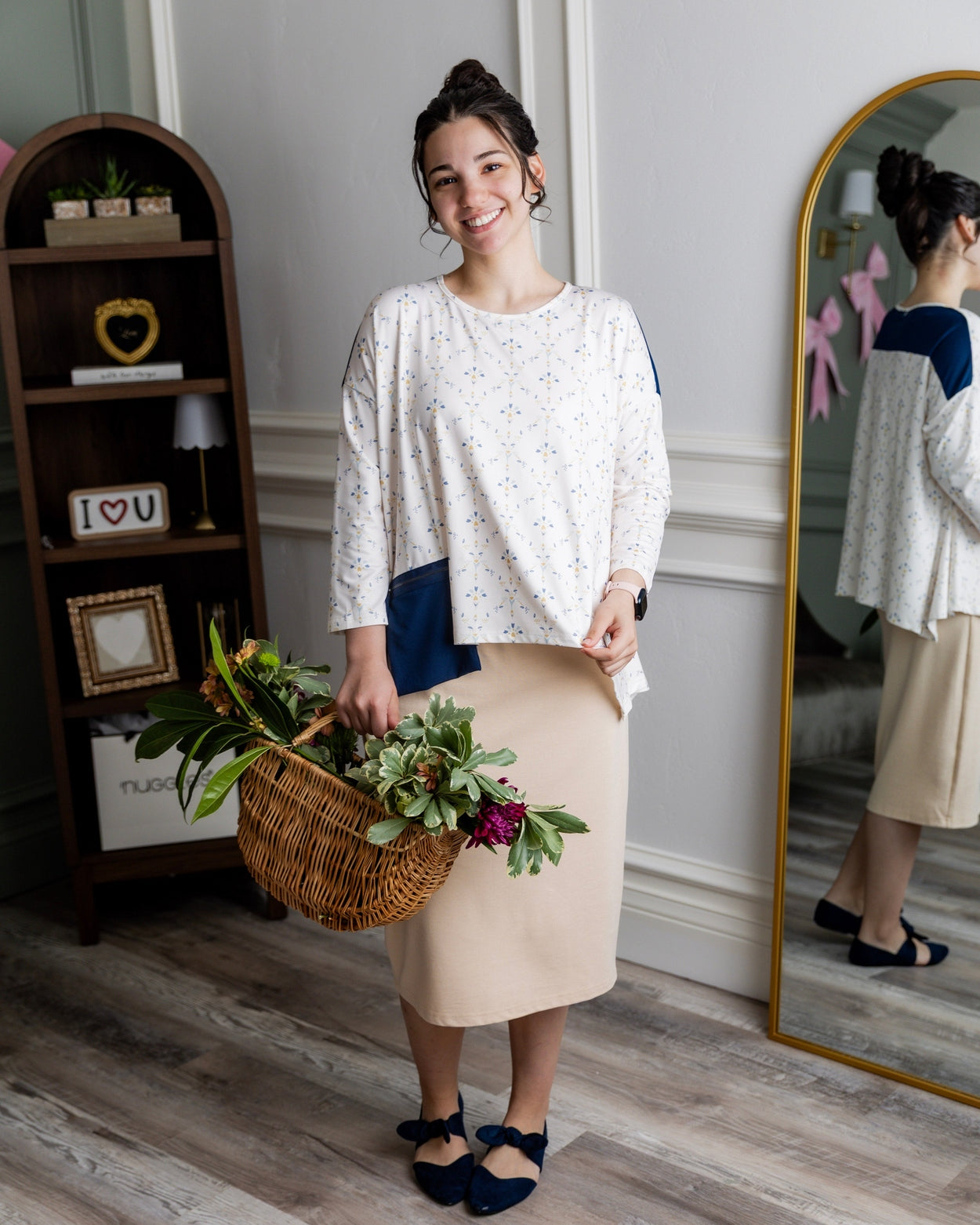 Keegan Top in Dewdrop Ivory - Final Sale nuggles-clothing