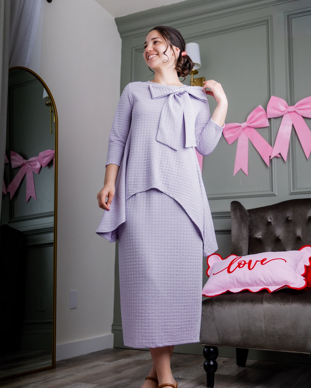 Eleanor Top in Lilac - Final Sale nuggles-clothing