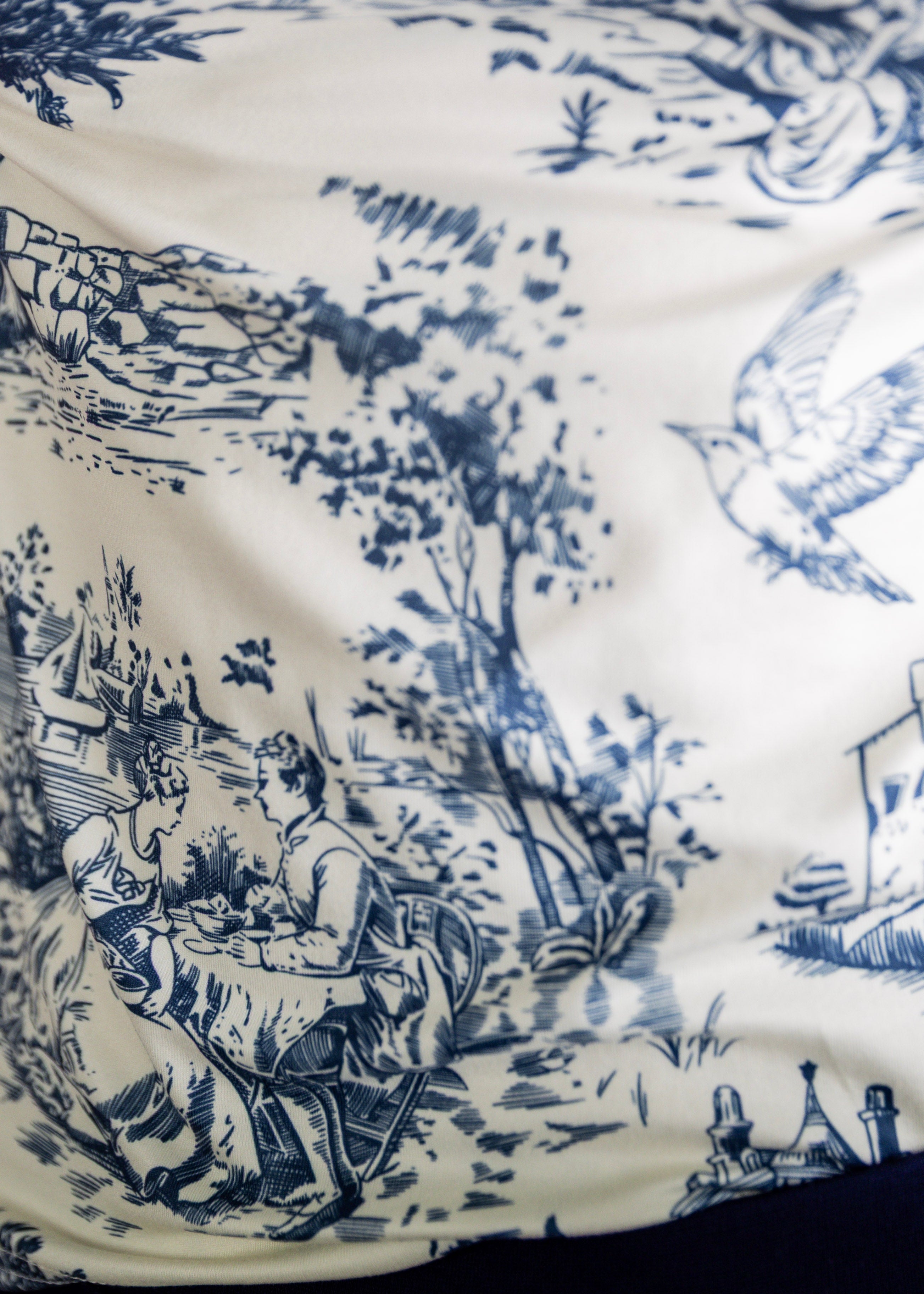 Fabric for Nuggles® Essential Long Sleeve Tee in Storybook Stroll