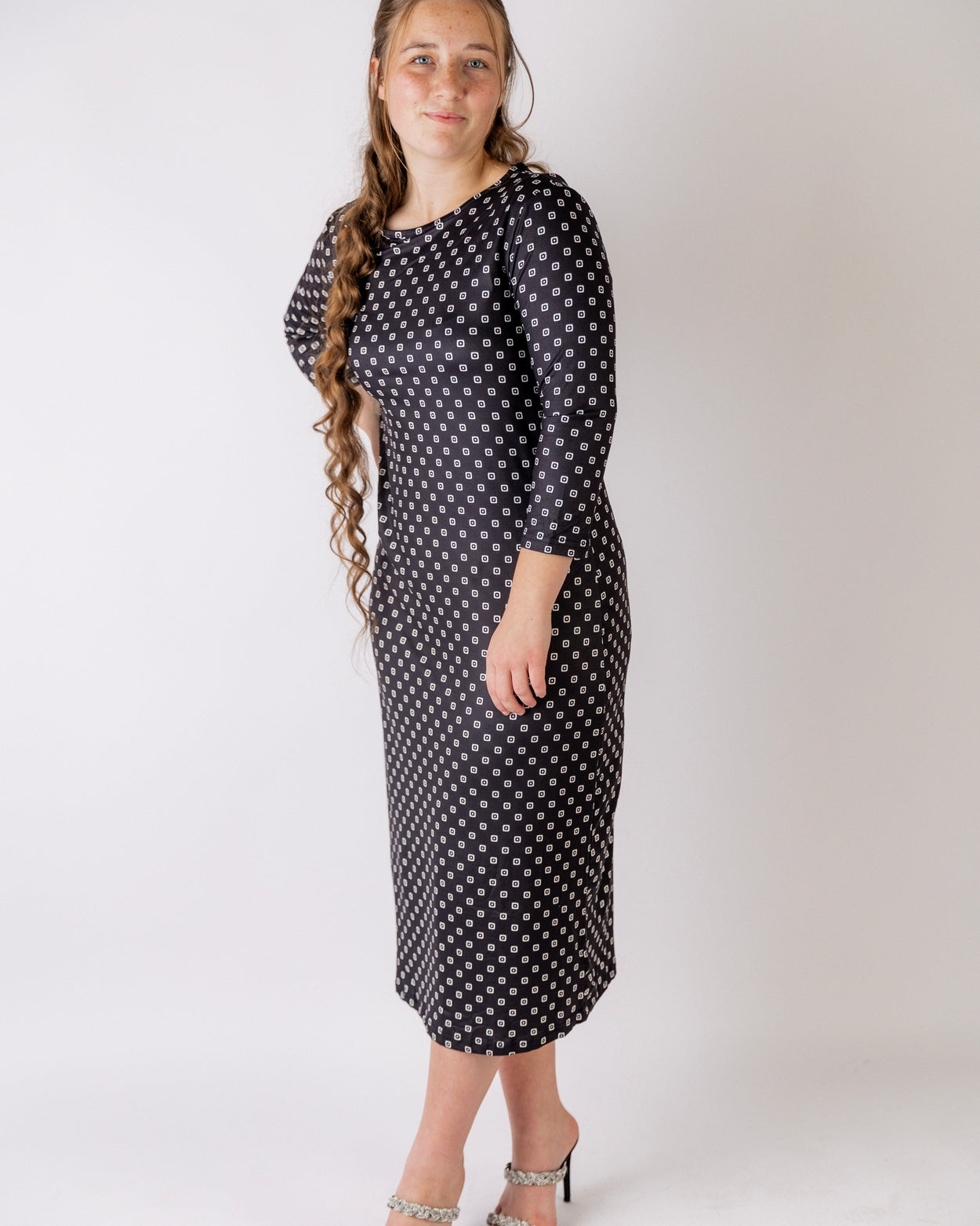 The Original Midi Layering Dress in Midnight Mist nuggles-clothing
