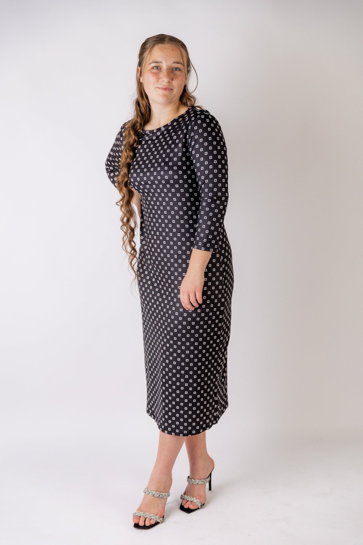 The Original Midi Layering Dress in Midnight Mist nuggles-clothing
