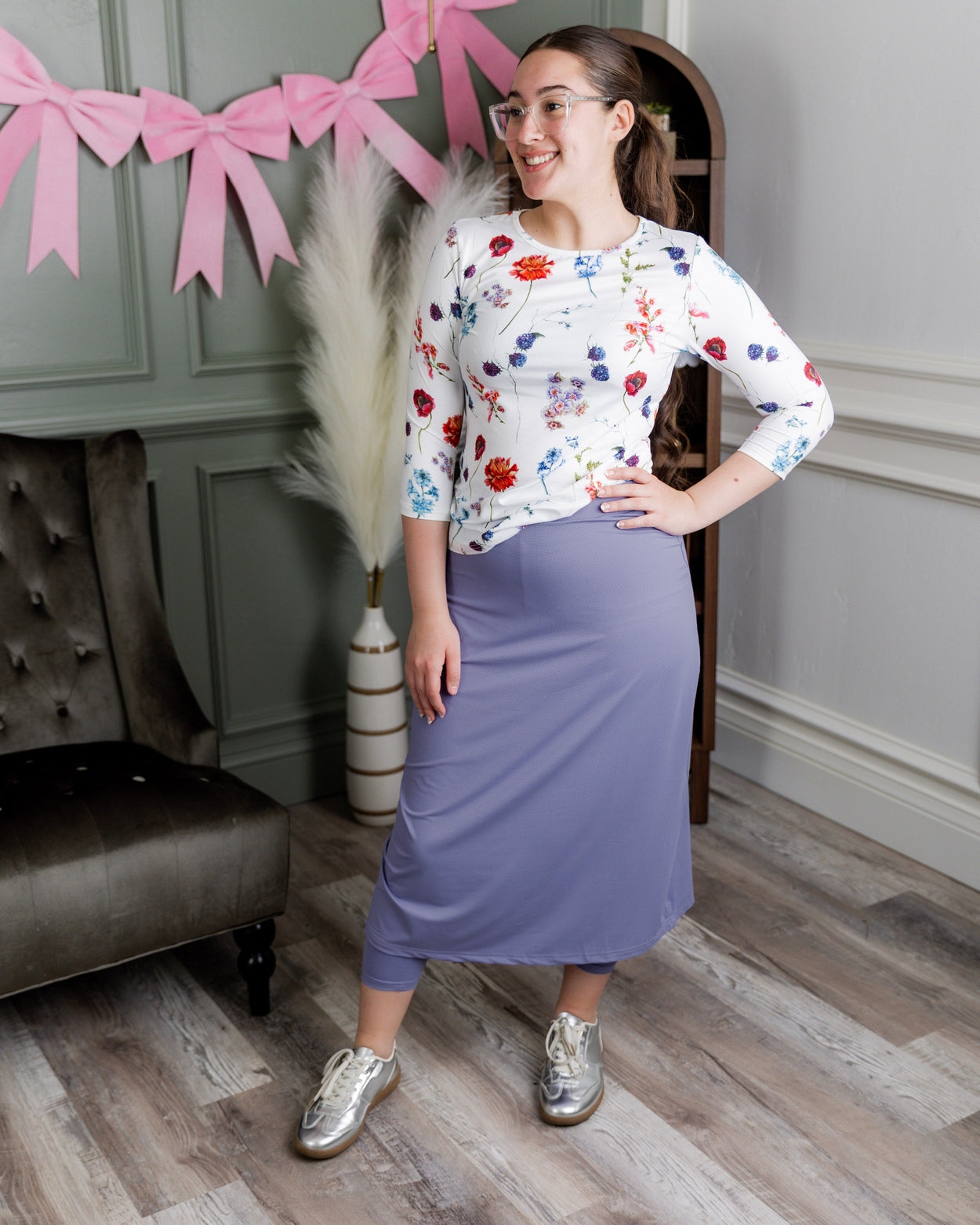 31" All-Sport Skirt in Pastel Purple nuggles-clothing