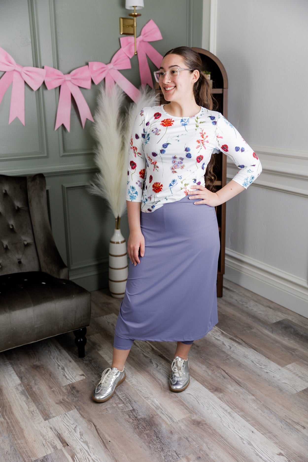 31" All-Sport Skirt in Pastel Purple nuggles-clothing
