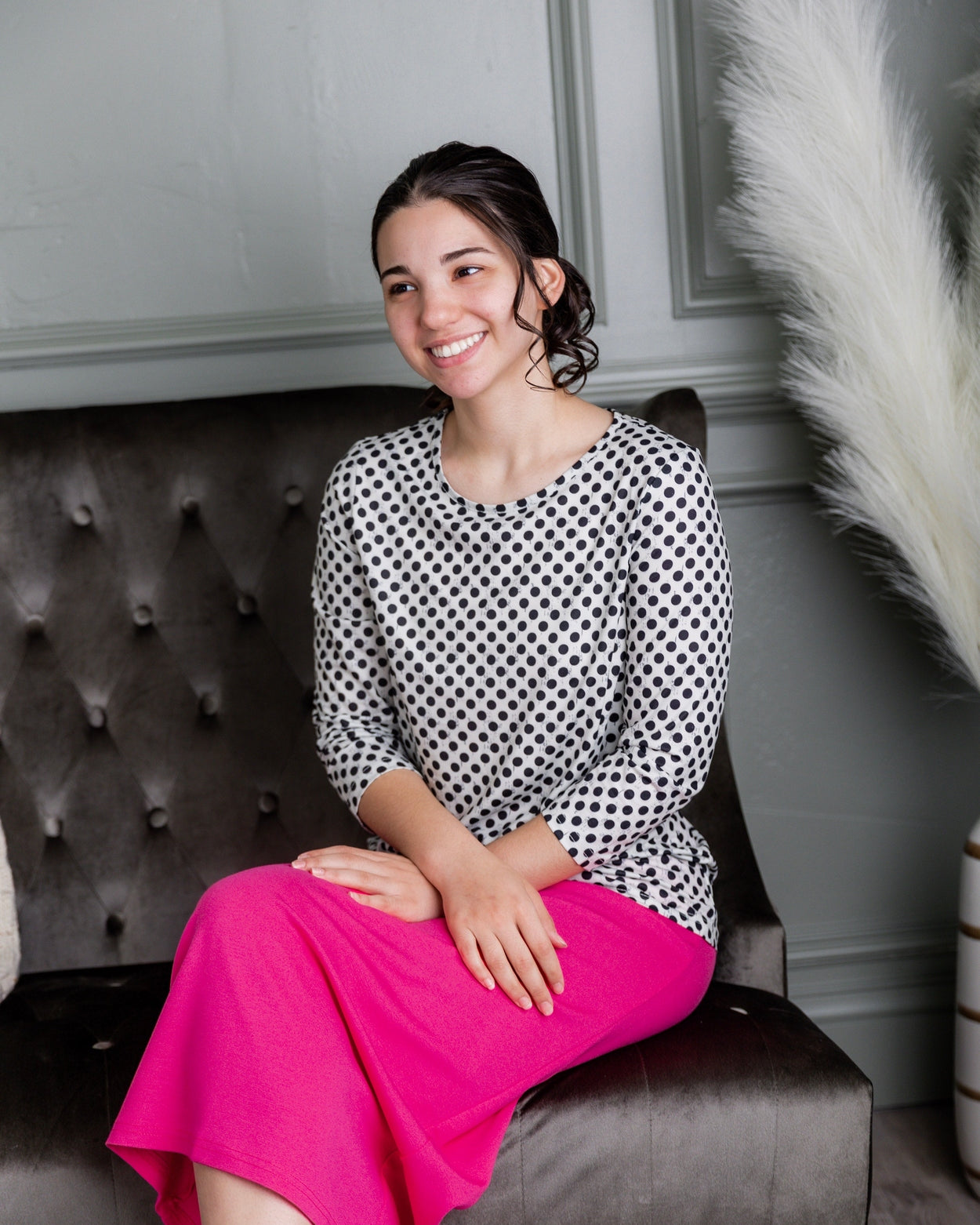 31" Classic Skirt in Hot Pink nuggles-clothing