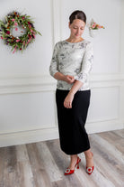 essential layering tee in prints, modest women's base layer by Nuggles®