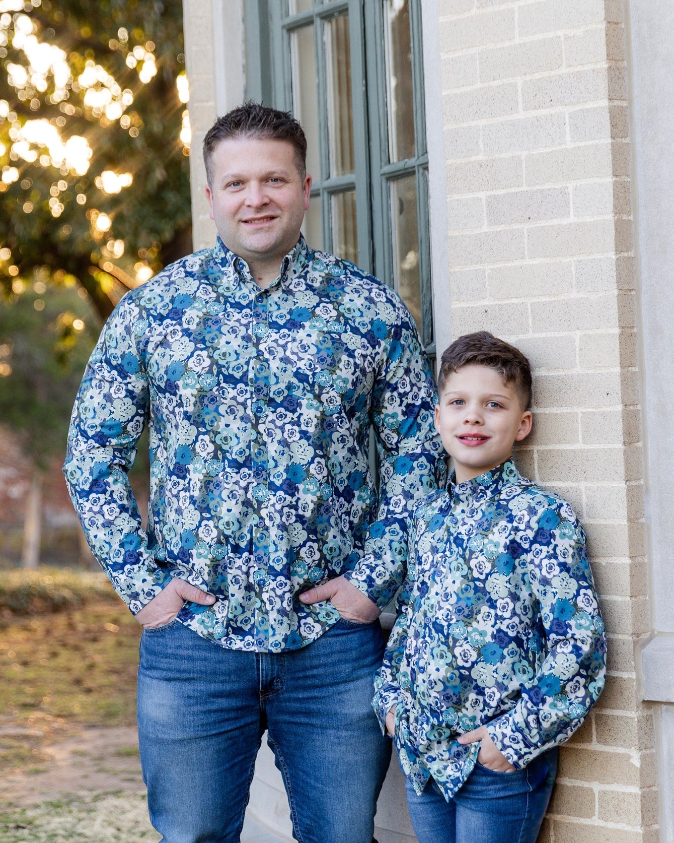 Men's Button Down Shirt in Storm Brush - Final Sale nuggles-clothing