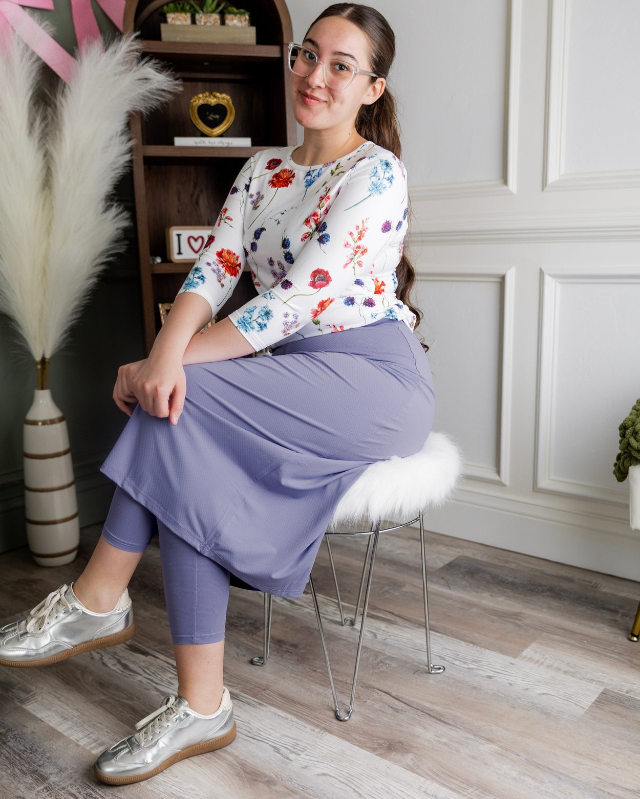 31" All-Sport Skirt in Pastel Purple nuggles-clothing