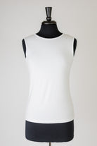 The Nuggles® Essential Tank – a modest, fitted layering tank top with wide straps and a high neckline, perfect for everyday wear.