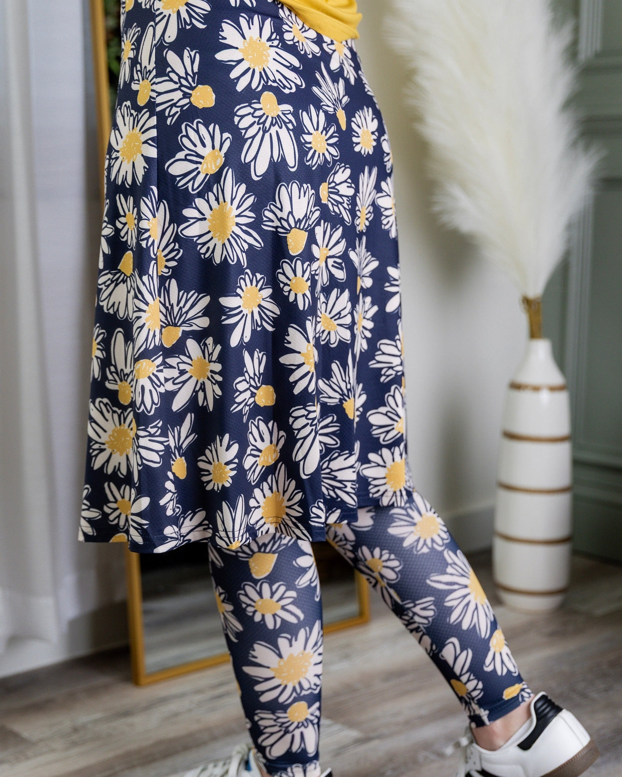 Tilly Sport Skirt in Daisy After Dark nuggles-clothing