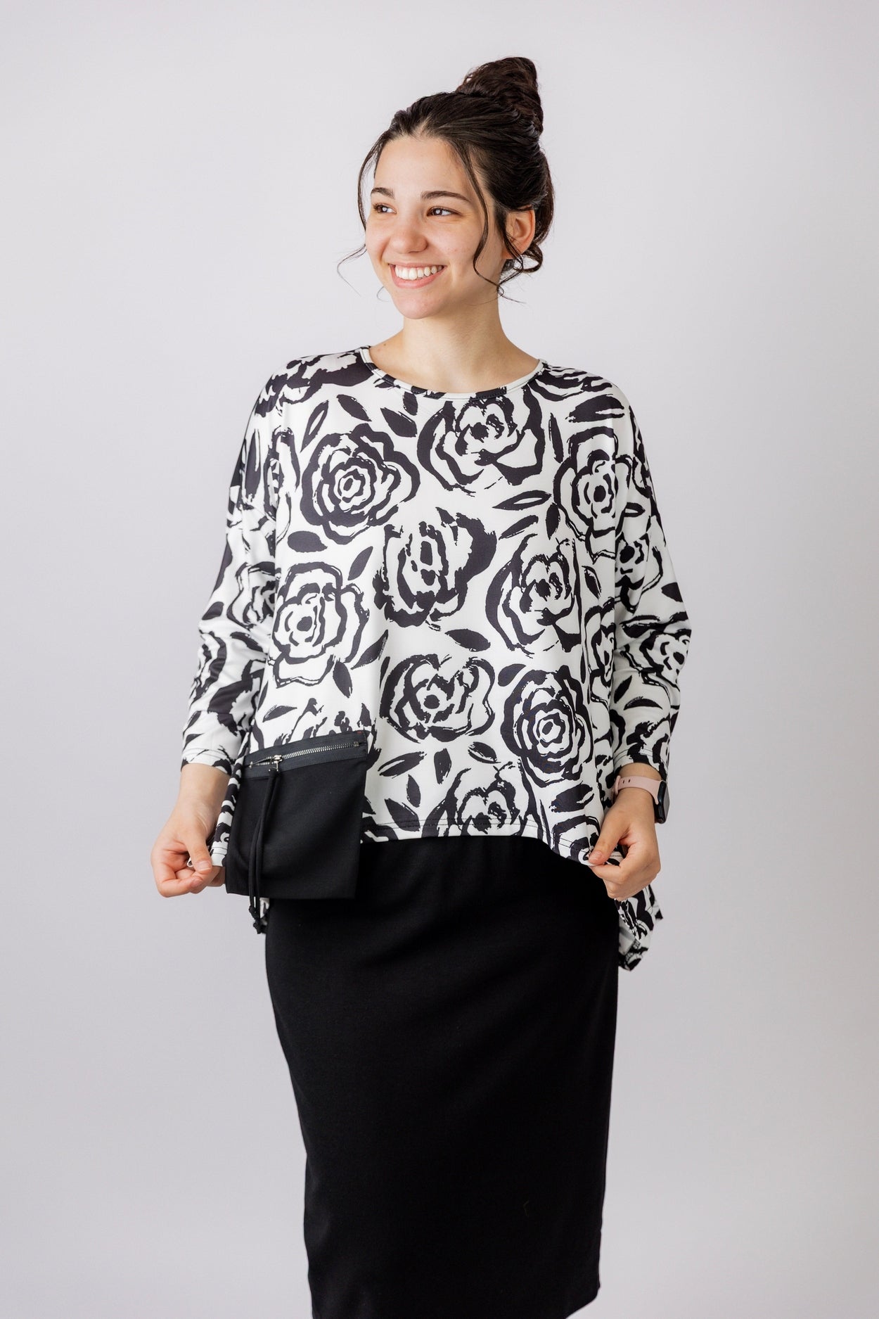 Keegan Top in Midnight Rose - Final Sale nuggles-clothing
