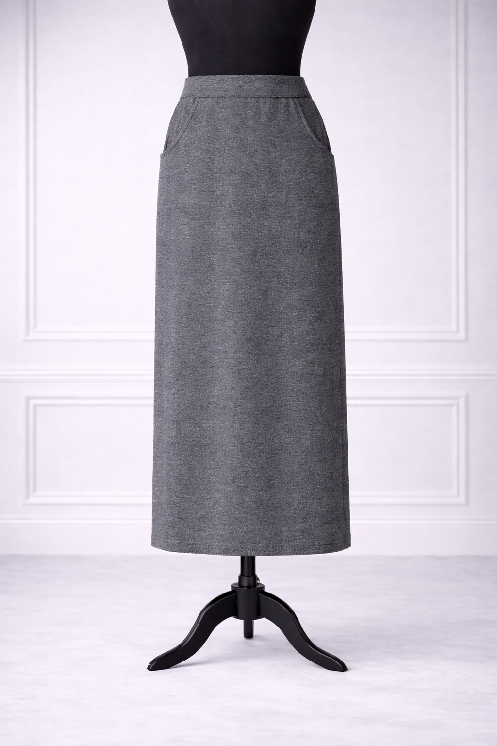 Our modest Nuggles® 34" Pocket Classic Skirt with front pockets”