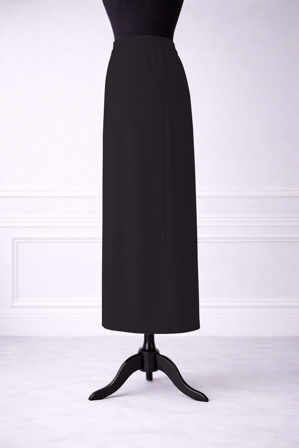 Our modest Nuggles® 34" Pocket Classic Skirt with front pockets”