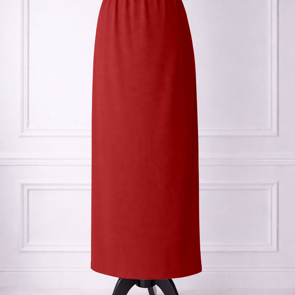 Nuggles® 36-inch classic skirt elastic waistband and straight silhouette