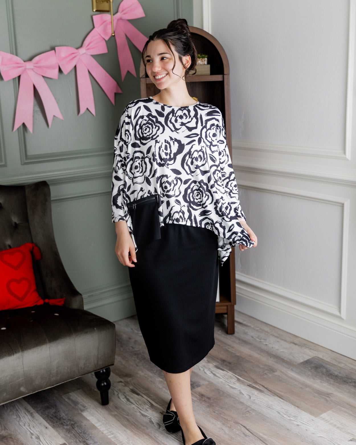 Keegan Top in Midnight Rose - Final Sale nuggles-clothing