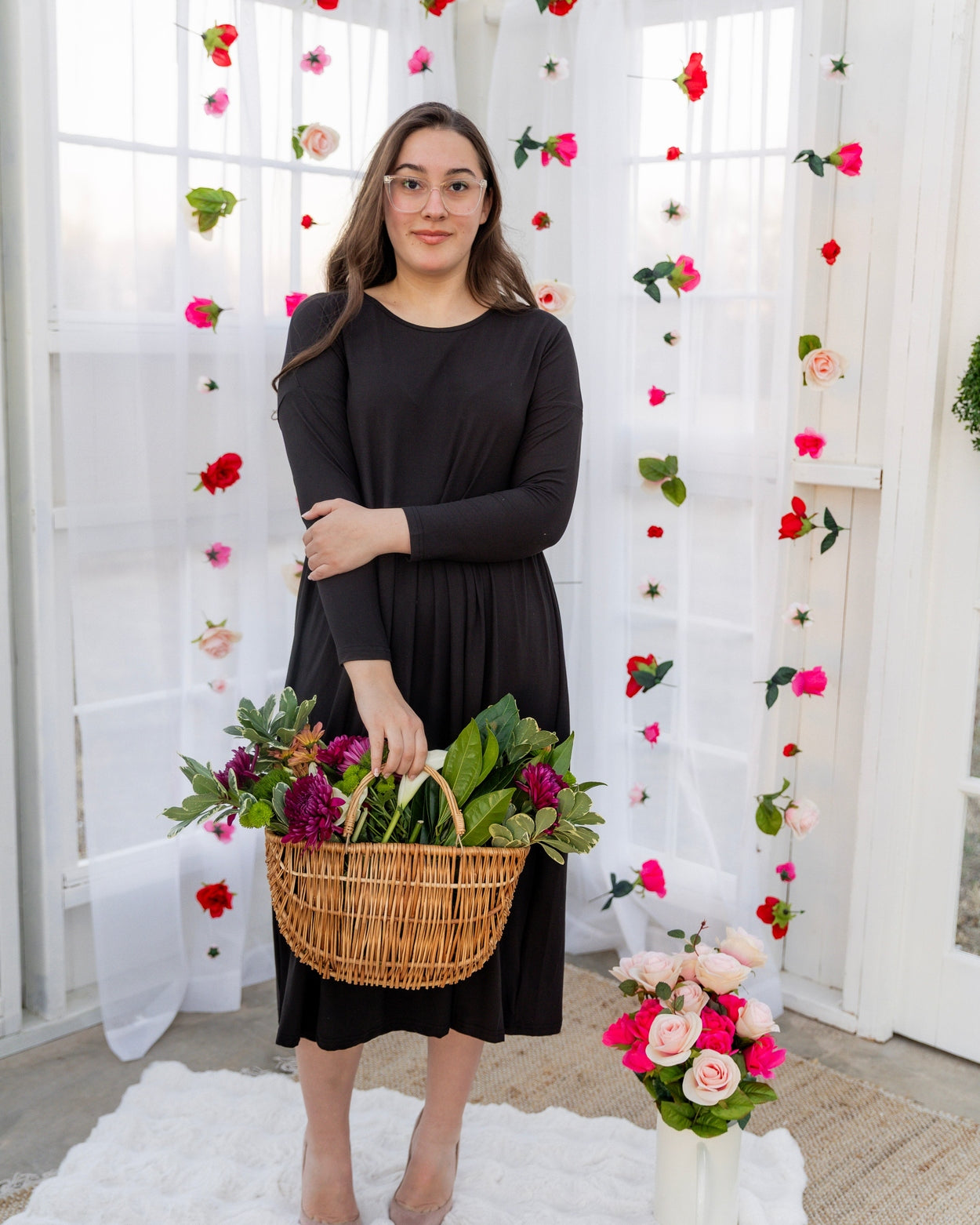 Farah Dress in Black - Final Sale nuggles-clothing