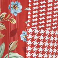 A close up detail shot of fabric.