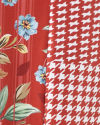 A close up detail shot of fabric.