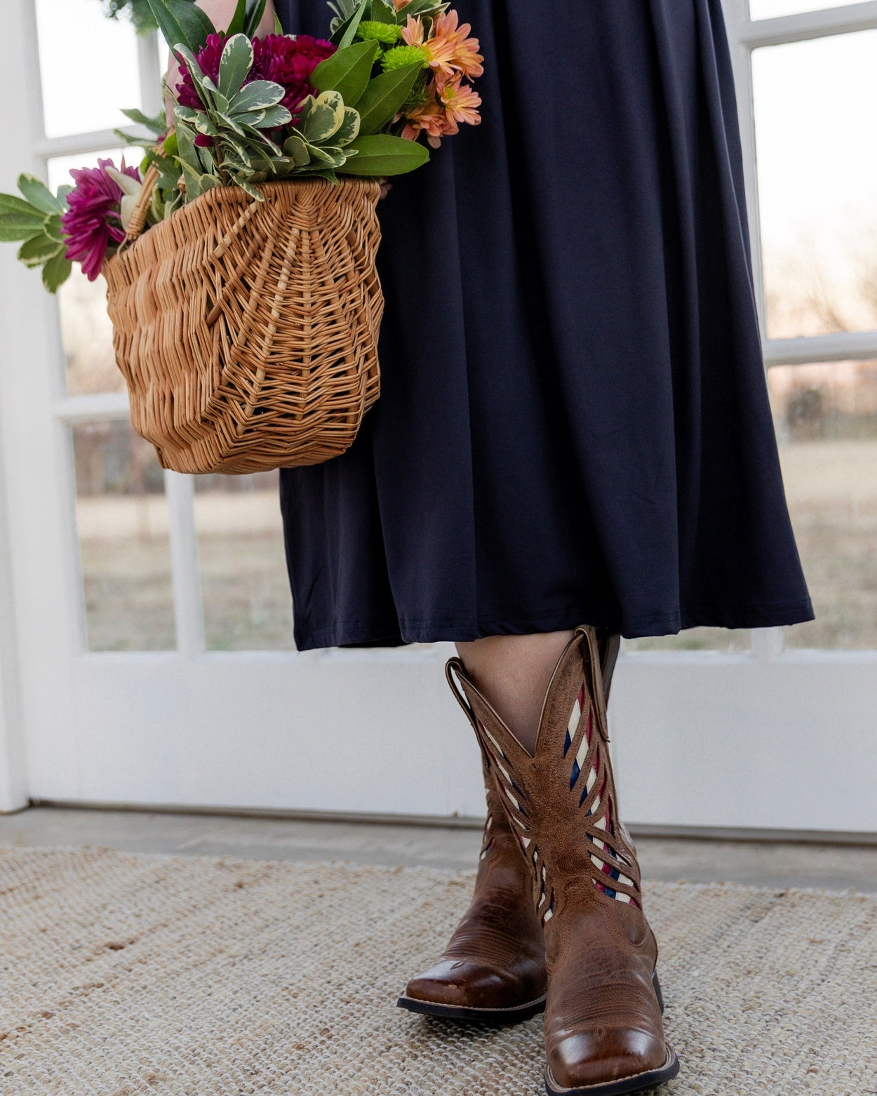 Farah Dress in Navy - Final Sale nuggles-clothing