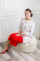 Norie Top by Nuggles® – modest women’s top with 3/4 sleeves and relaxed fit.