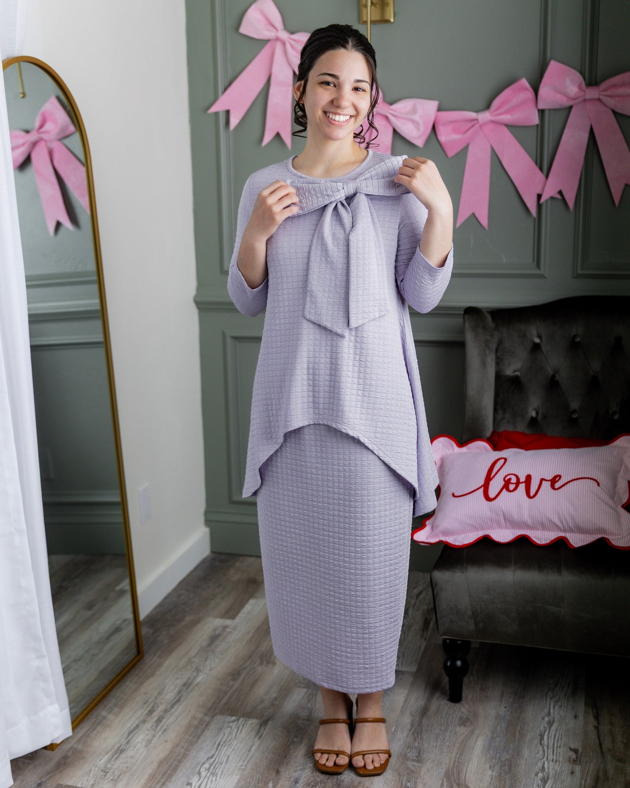 Eleanor Top in Lilac - Final Sale nuggles-clothing