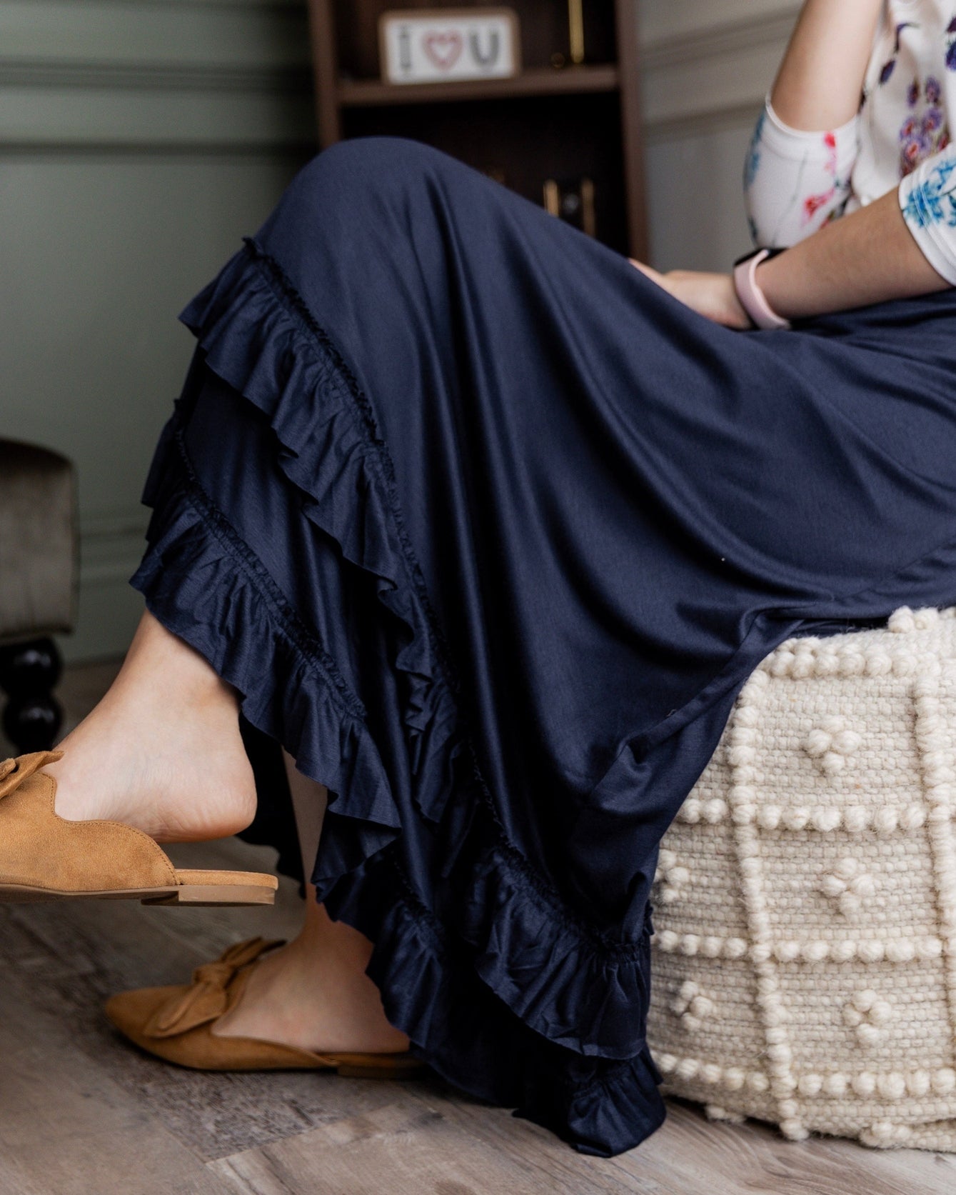 Callie Skirt in Navy - Final Sale nuggles-clothing