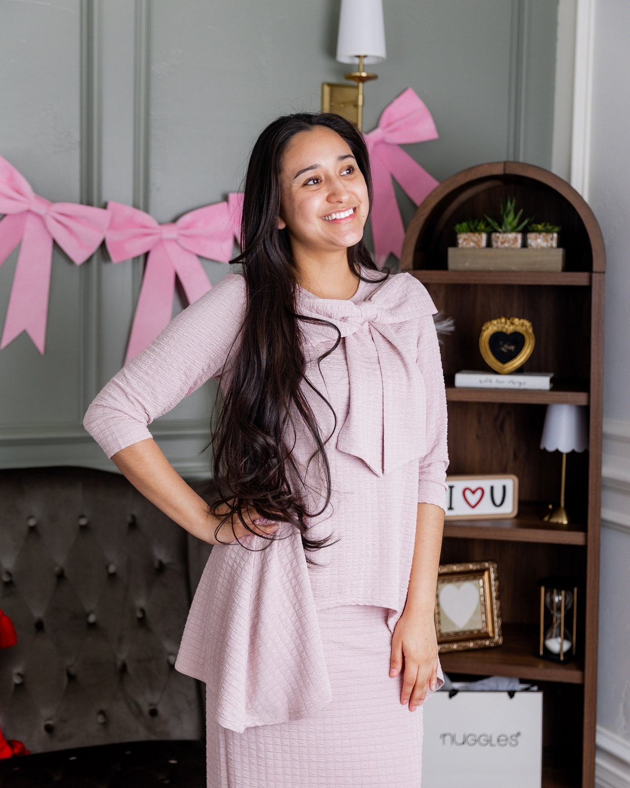 Eleanor Top in Pink - Final Sale nuggles-clothing