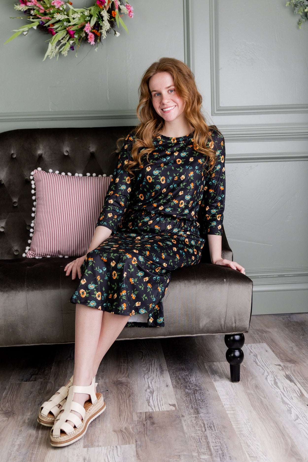 Harper Jane Dress in Wildflowers nuggles-clothing