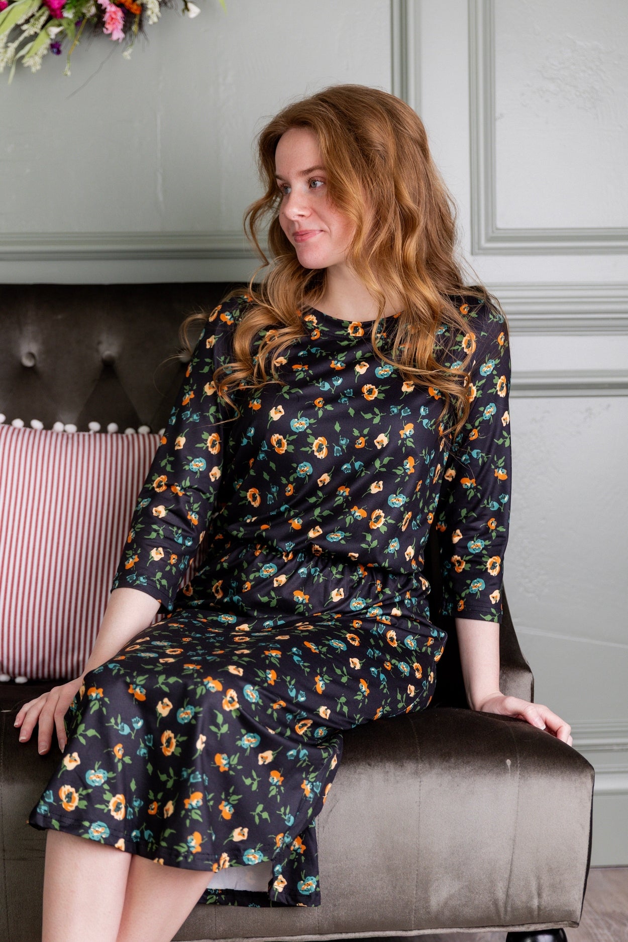 Harper Jane Dress in Wildflowers nuggles-clothing