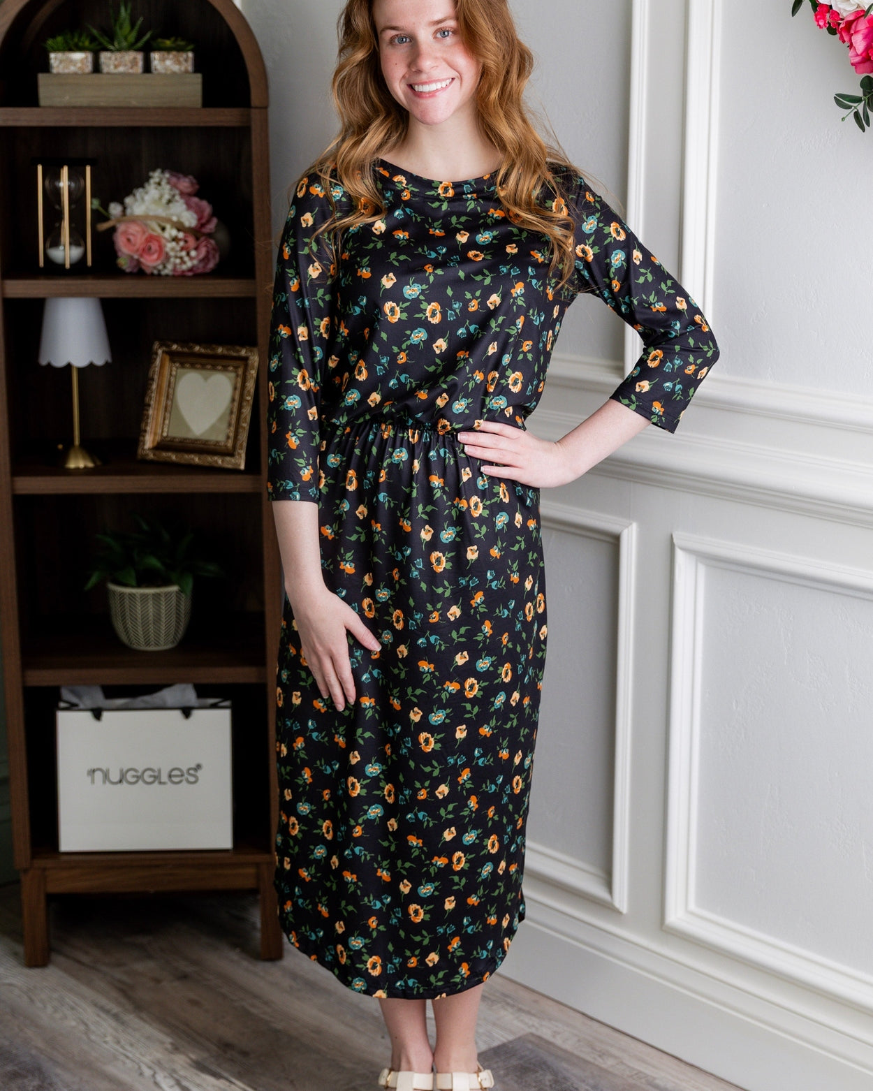 Harper Jane Dress in Wildflowers nuggles-clothing