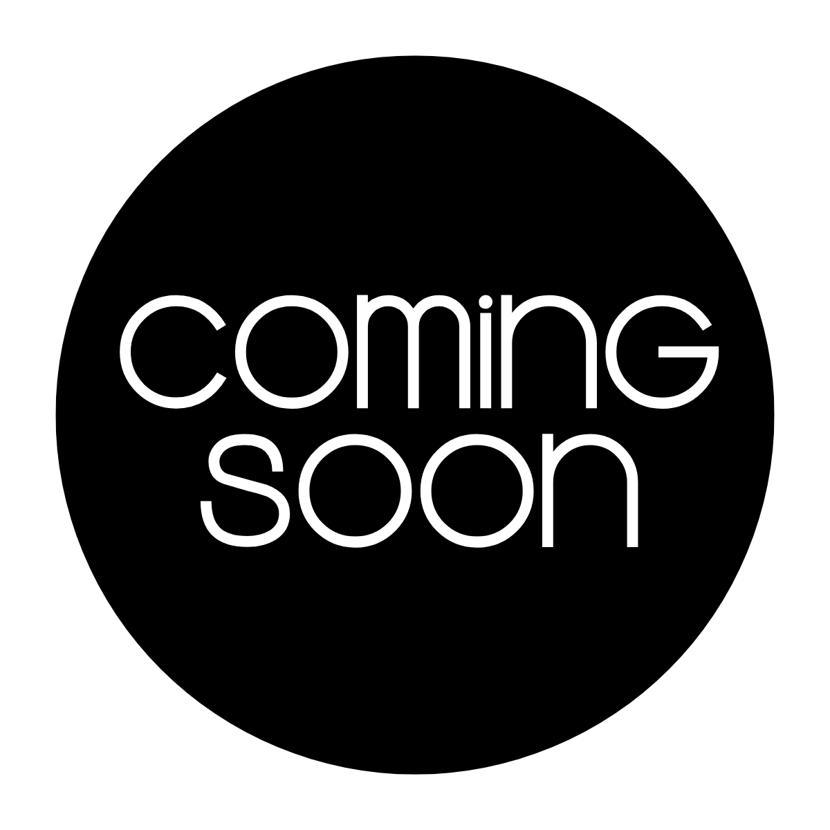 Coming soon graphic for new arrivals.