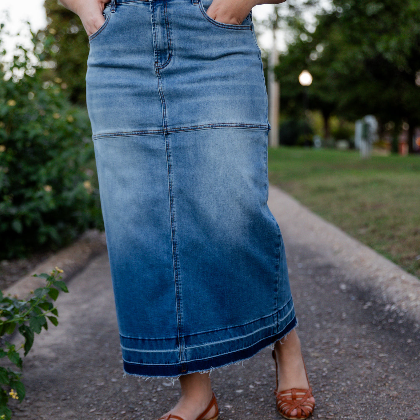 34" Denim Skirt