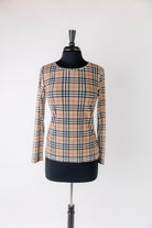 Women's long sleeve mesh layering top – modest, unlined, fitted top for stylish layering outfits