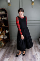 Women's long sleeve mesh layering top – modest, unlined, fitted top for stylish layering outfits