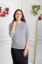 Relaxed Essential Tee styled with a modest skirt