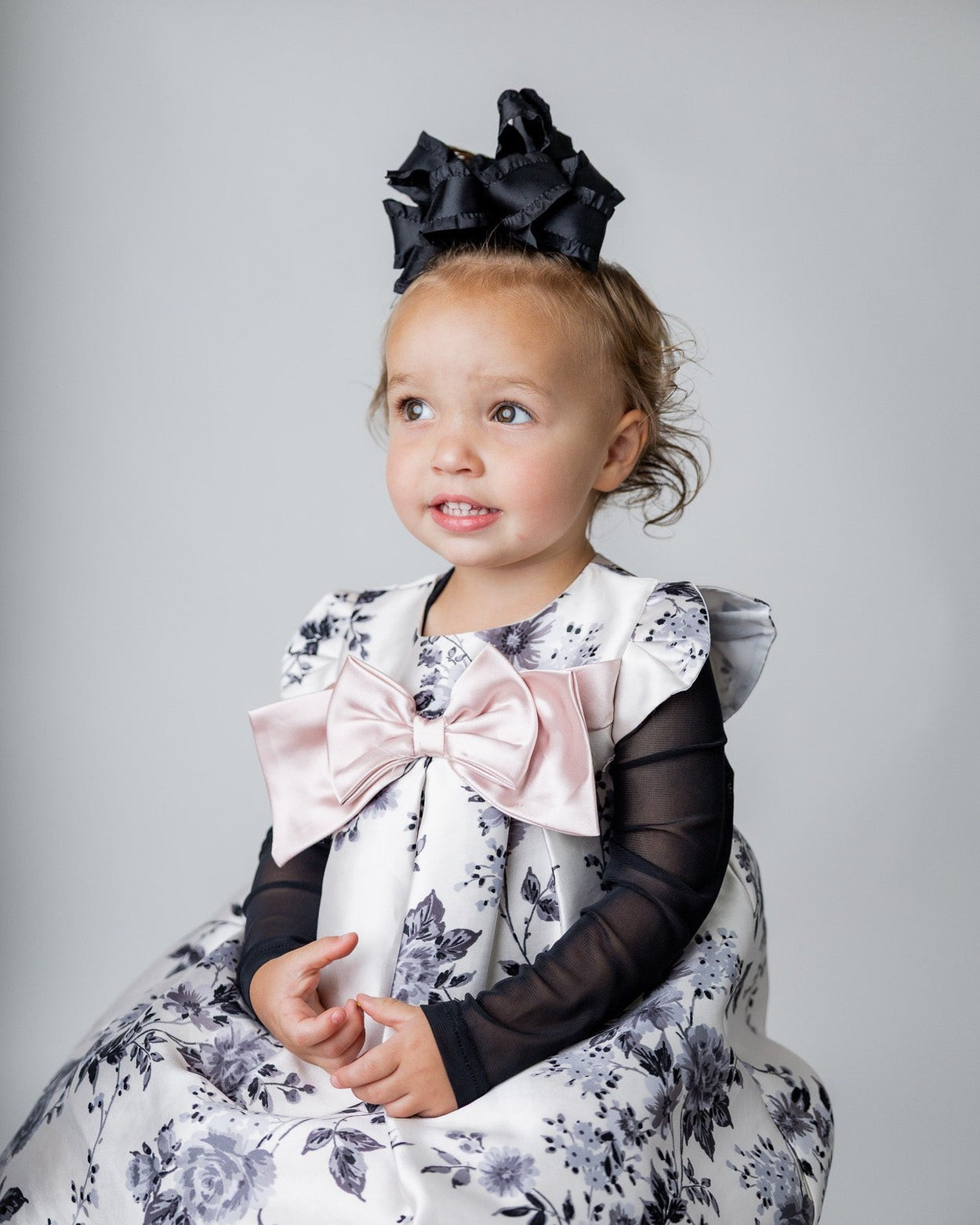 Girls' Mesh Tee in Black - Final Sale nuggles-clothing