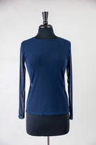 Mesh layering top for girls and women by Nuggles®, modest long sleeve underlayer.