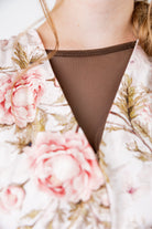 Mesh layering top for girls and women by Nuggles®, modest long sleeve underlayer.