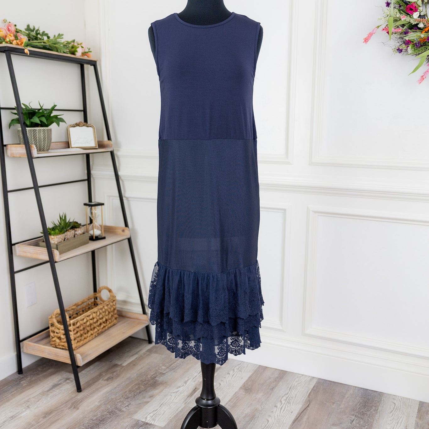 Modest tank slip dress for layering – soft, breathable, and versatile base layer for women’s outfits