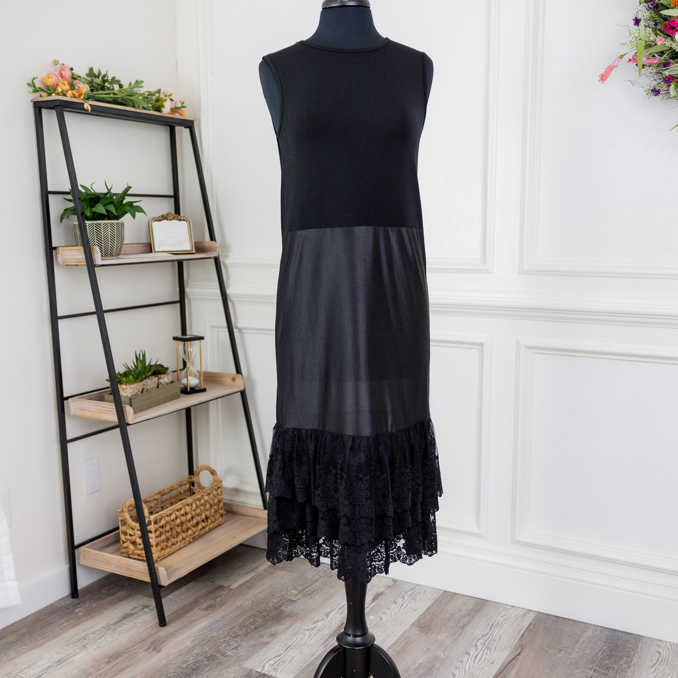 Modest tank slip dress for layering – soft, breathable, and versatile base layer for women’s outfits